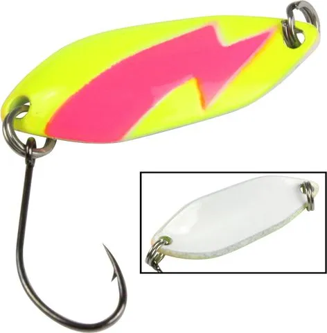 FTM Spoon Spark 2.5g 2.9cm Yellow/White with Flash