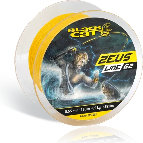 Black Cat Zeus Line G2 0.38mm 37kg 250m yellow