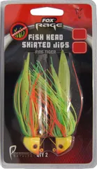Fox Rage Fish Head Skirted Jigs 21g 4/0 Firetiger