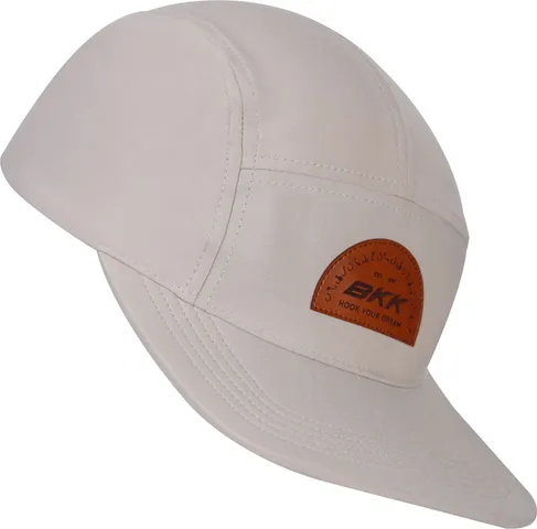 BKK Logo Five Panel Hat One Size Beige