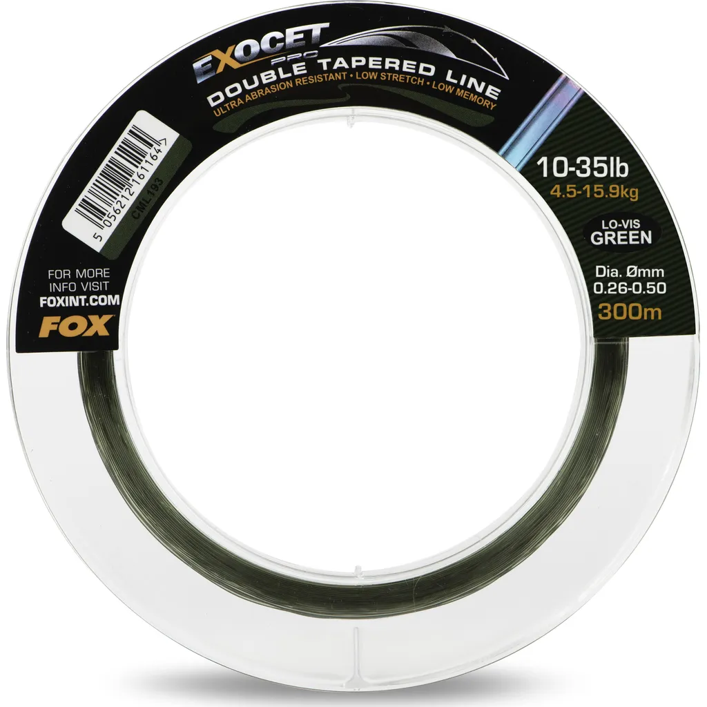 Fox Exocet Pro Double Tapered Line 0.26–0.50mm 300m