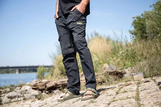 Black Cat Zip-Off Trousers Black Xxxl