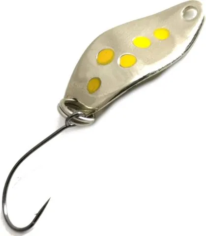 Troutwerk Spoon 1.5g 2.3cm Silver/Yellow Dots