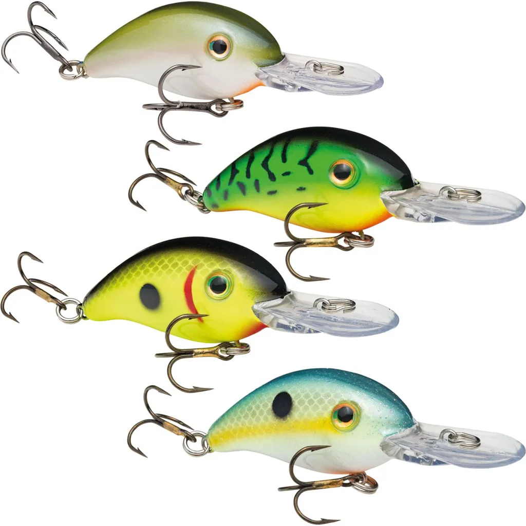Strike King Pro-Model Series 3 Crankbait 6cm 10.6g Black Back Chartreuse