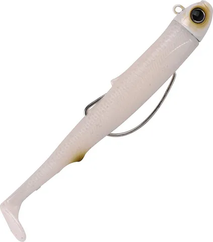 Spro Gutsbait Salt! Gummiköder 30g Weiß Minnow