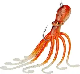 Savage Gear 3D Octopus 20cm 185g Sinking Brown Glow