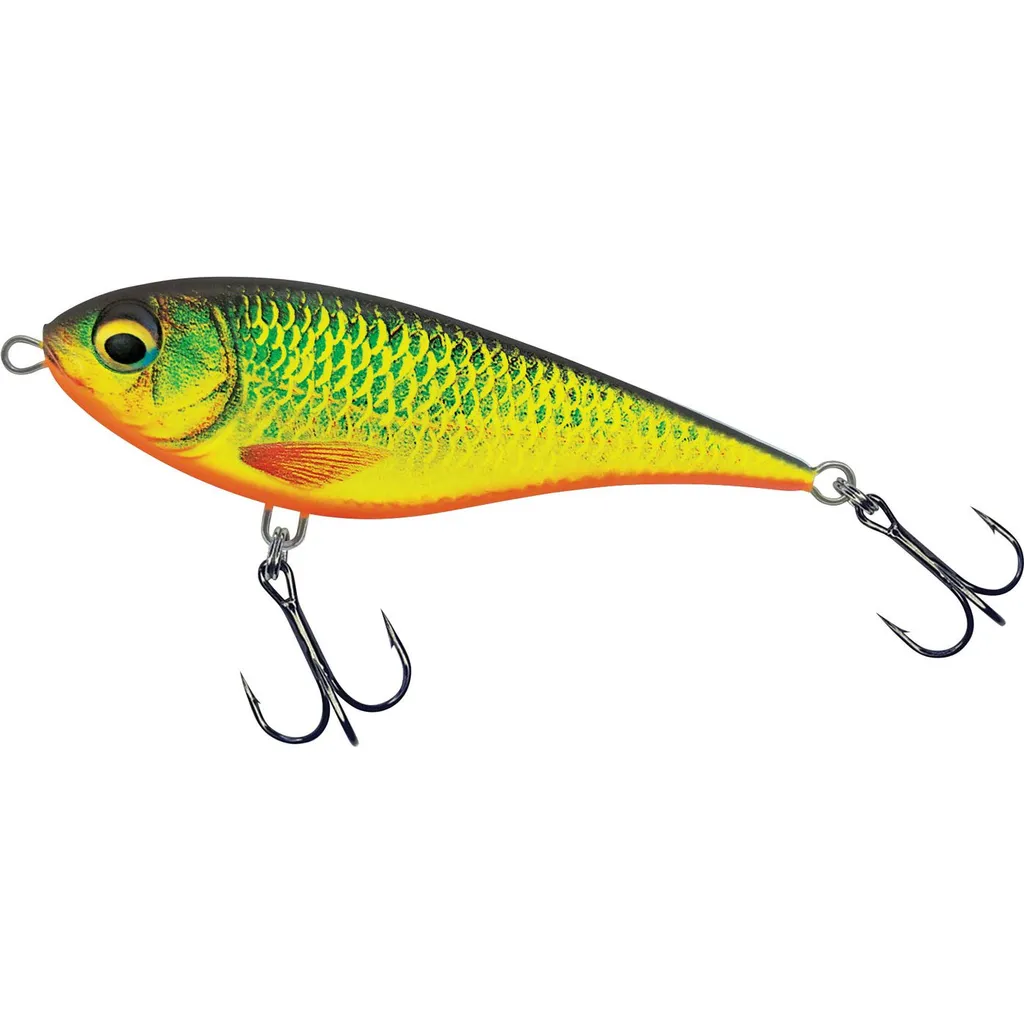 Balzer MK Super Natural Jerk Rotauge 10cm 28g Fire Roach