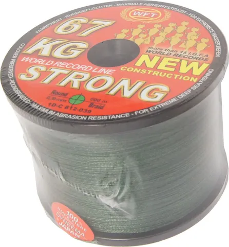 WFT KG Strong Geflochtene Schnur 600m 0.39mm 67kg Green