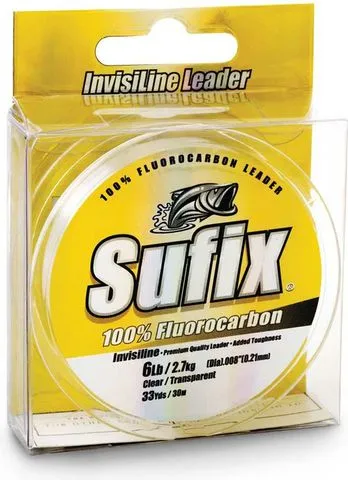 Sufix Invisiline Fluorocarbonschnur 0.92mm 20m 45.7kg Clear