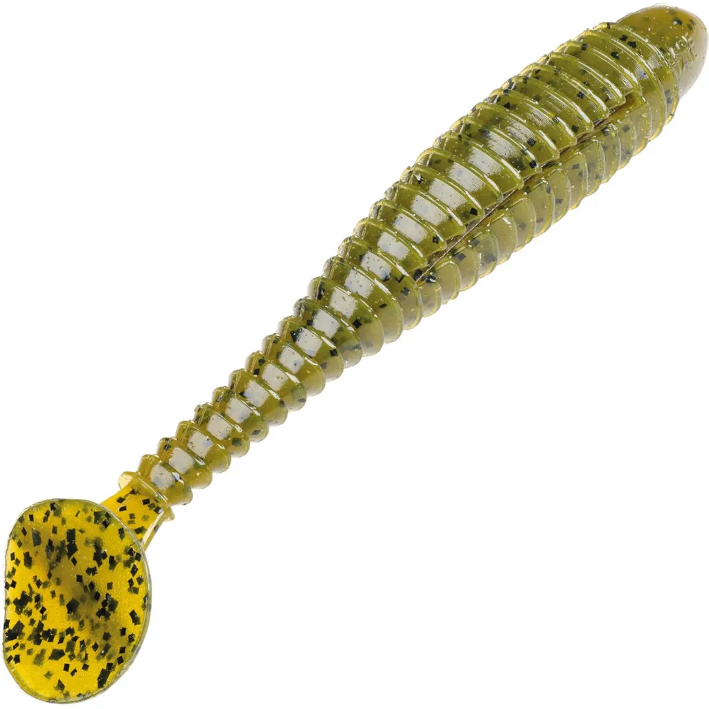 Strike King Rage Swimmer Gummiköder 7cm Green Pumpkin
