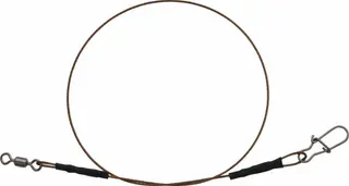 Berkley Fusion19 Steel Spin Leaders 35cm 15.9kg Snap and Swivel