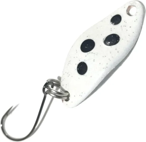 Troutwerk Spoon 2.3cm 1.5g White/Black Dots