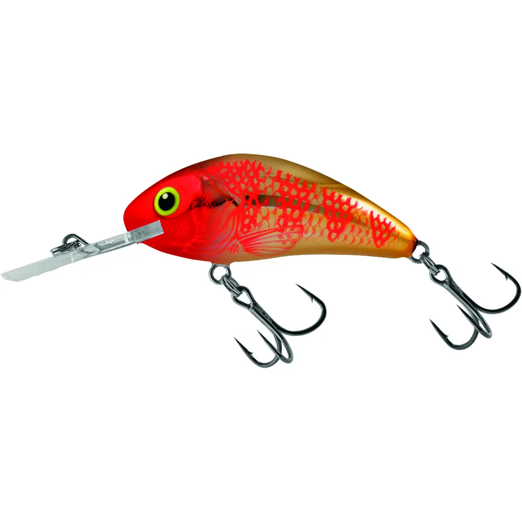 Salmo Rattlin' Hornet Floating Crankbait 3.5cm 3.1g Golden Red Head