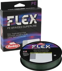 Berkley Flex Braid Braided Line 275m 0.20mm 6.8kg Moss Green