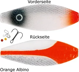 Westin D360 Inline Blinker Orange Albino