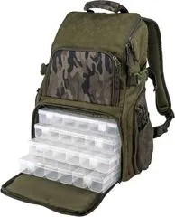 Spro Double Camouflage Back Pack Rucksack 33x20x45cm 100% Polyester