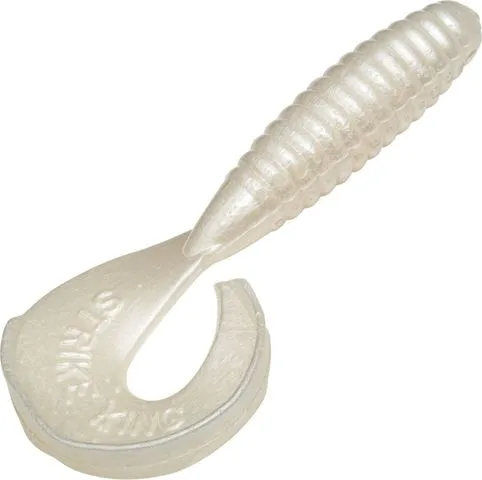 Strike King Rage Grub 10cm 8pc Pearl