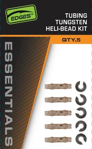 Fox Edges Tubing Tungsten Heli Bead Kit 5pcs