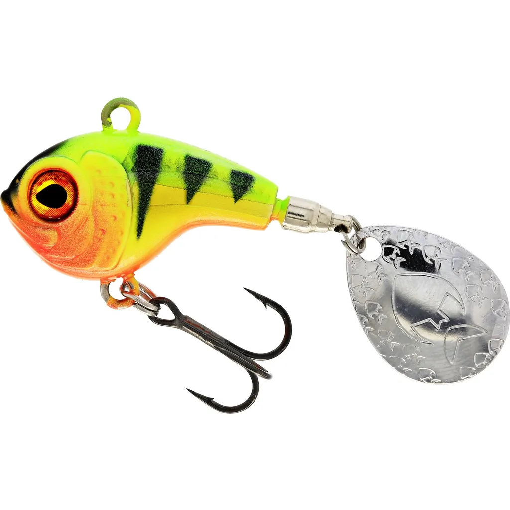 Westin DropBite Spin Tail Jig Spin Tails 3.4cm 17g Chartreuse Perch
