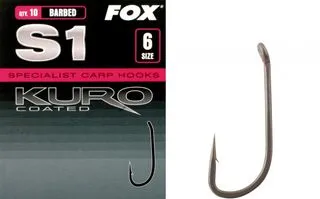 Fox S1 Kuro Haken 10 10pcs Barbed