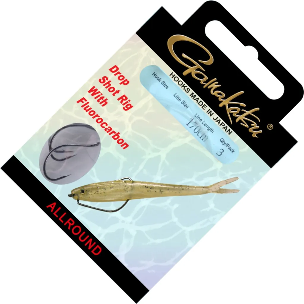 Gamakatsu Dropshot Rig Worm 39 #3 170cm 0.22mm