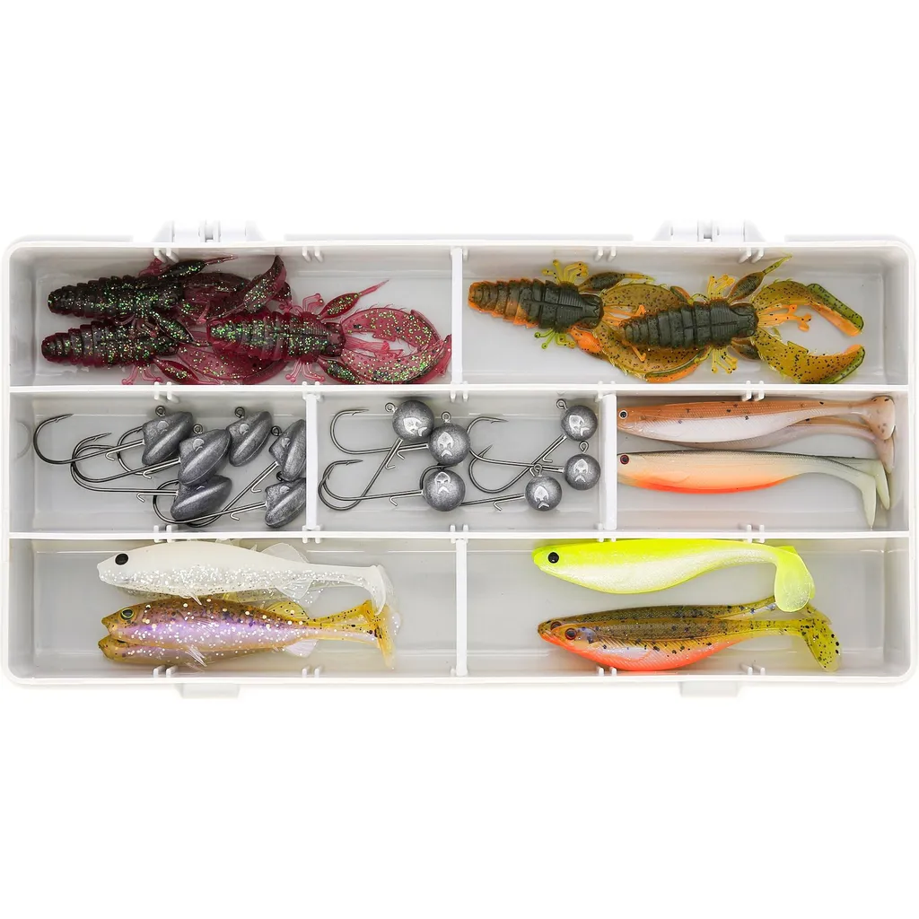 Westin PERCH BOX JIGGING 30PCS Köderset 6.5–7.5cm MIX