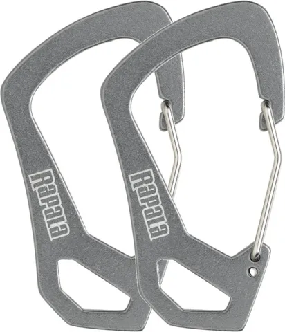 Rapala Carabiner Kescherzubehör Grau