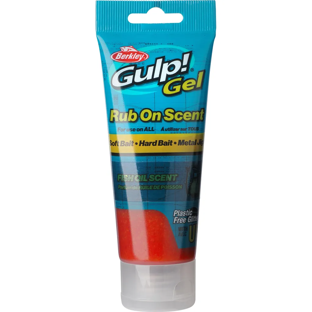 Berkley Gulp! Gel 80ml Fishoil Orange Silver Flake