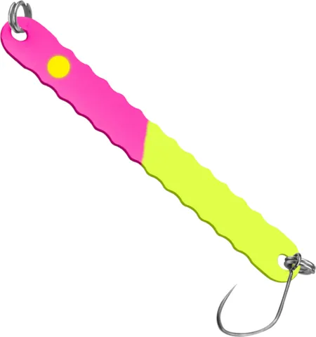 FTM Spoon Curl Kong 6.7cm 3.5g Neon Pink/Neon Yellow