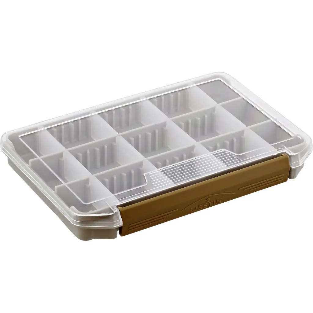 Westin W3 Tackle Box S4 20.5X14.5X3CM Grey/Clear