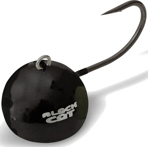 Black Cat Fire-Ball Jig Head #6/0 120g Schwarz
