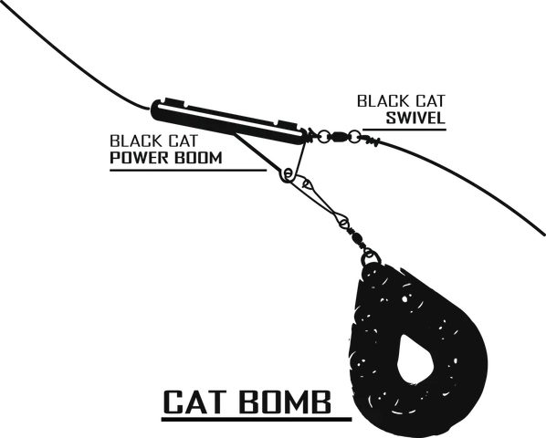 Black Cat Cat Bomb Blei 350g Coated Flat