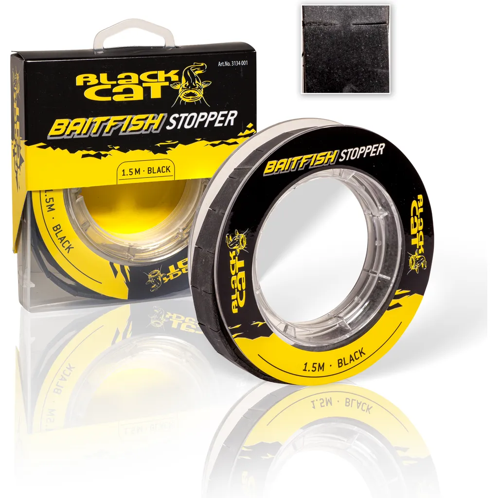 Black Cat Baitfish Stopper Rig Accessories 1.5m Black