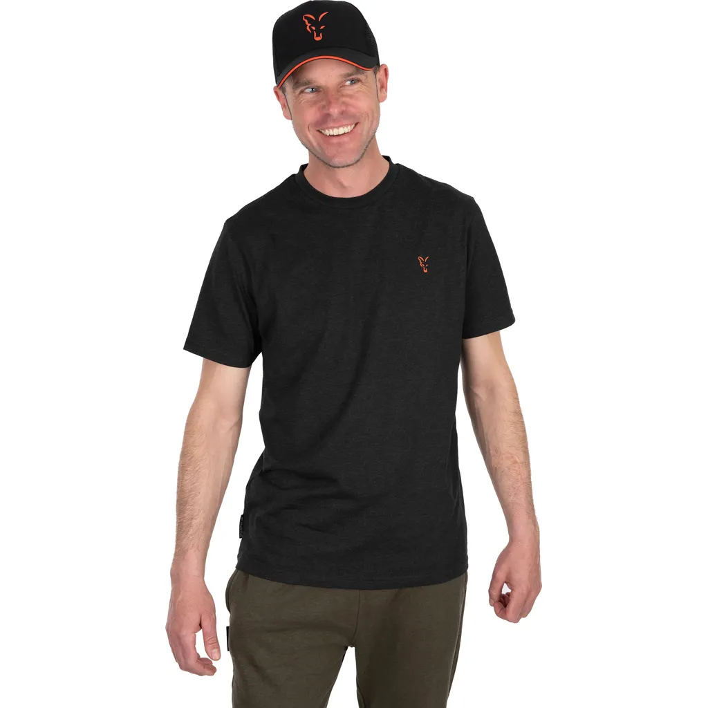 Fox Collection T Black/Orange T-Shirt M