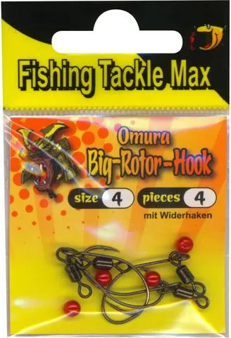FTM Big-Rotor-Hook Haken 4 4pcs Sharp