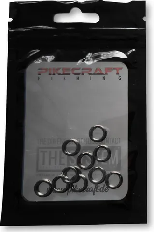 Pikecraft Sprengring Rund 9mm Black Nickel 10Stk