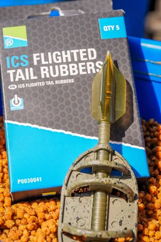 Preston ICS Flighted Tail Rubbers 5er