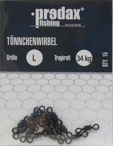 Predax Tönnchenwirbel 34kg L Black