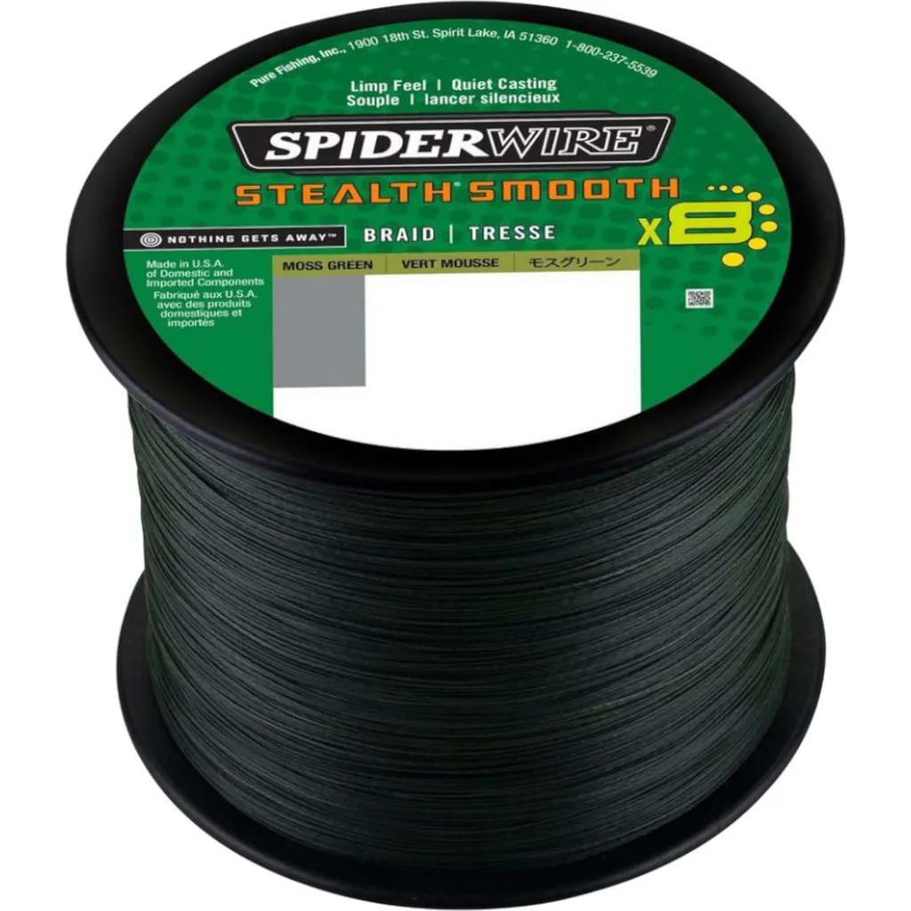 Spiderwire Stealth Smooth8 X8 PE Braid 0.07mm 6kg Moss Green