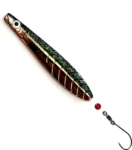 Troutwerk ParaLAXX Blinker 10g Schwarz/Kupfer/Grün Glitter