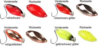 FTM Spoon Fly Köder-Set 4 1.2g Single Hook