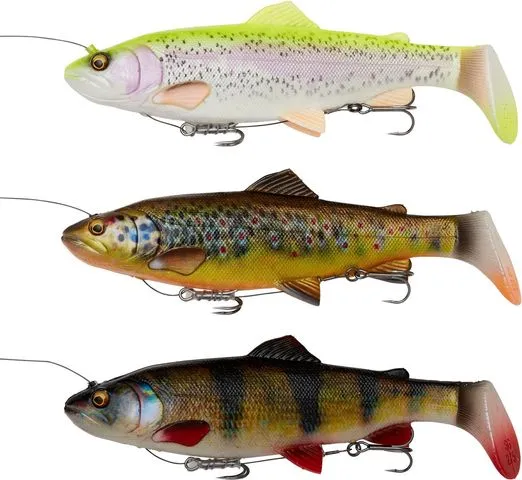 Savage Gear 4D Line Thru Rattle Trout Swimbait 27.5cm 228g BT UV Slow Sink