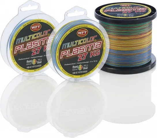 WFT KG Plasma Round Geflochtene Schnur 150m 0.26mm 31kg Multicolor