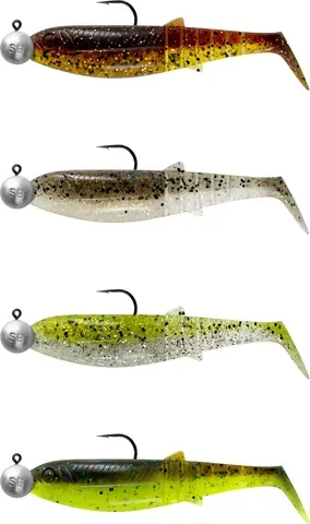 Savage Gear Cannibal Shad Mix 9g 10cm 4pc Clear Water Mix