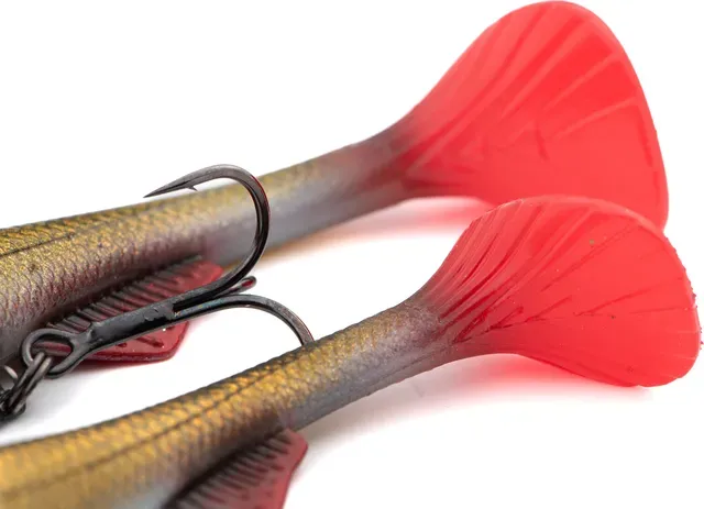 Fox Rage Super Slick Shad 18cm 49g UV Golden Prey Pre-rigged