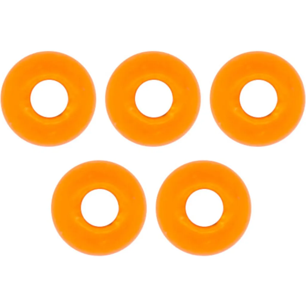 FTM Tungsten Perle Omura rundes Loch Senkgewicht 4.6mm Fluo Orange