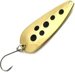 Troutwerk Spoon 4cm 5g Gold/Black Dots Single Hook