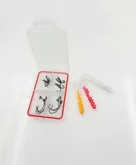 Savage Gear Seatrout Hooks and Beads Kit 100pcs 70g Treble / Single Ring Rigged