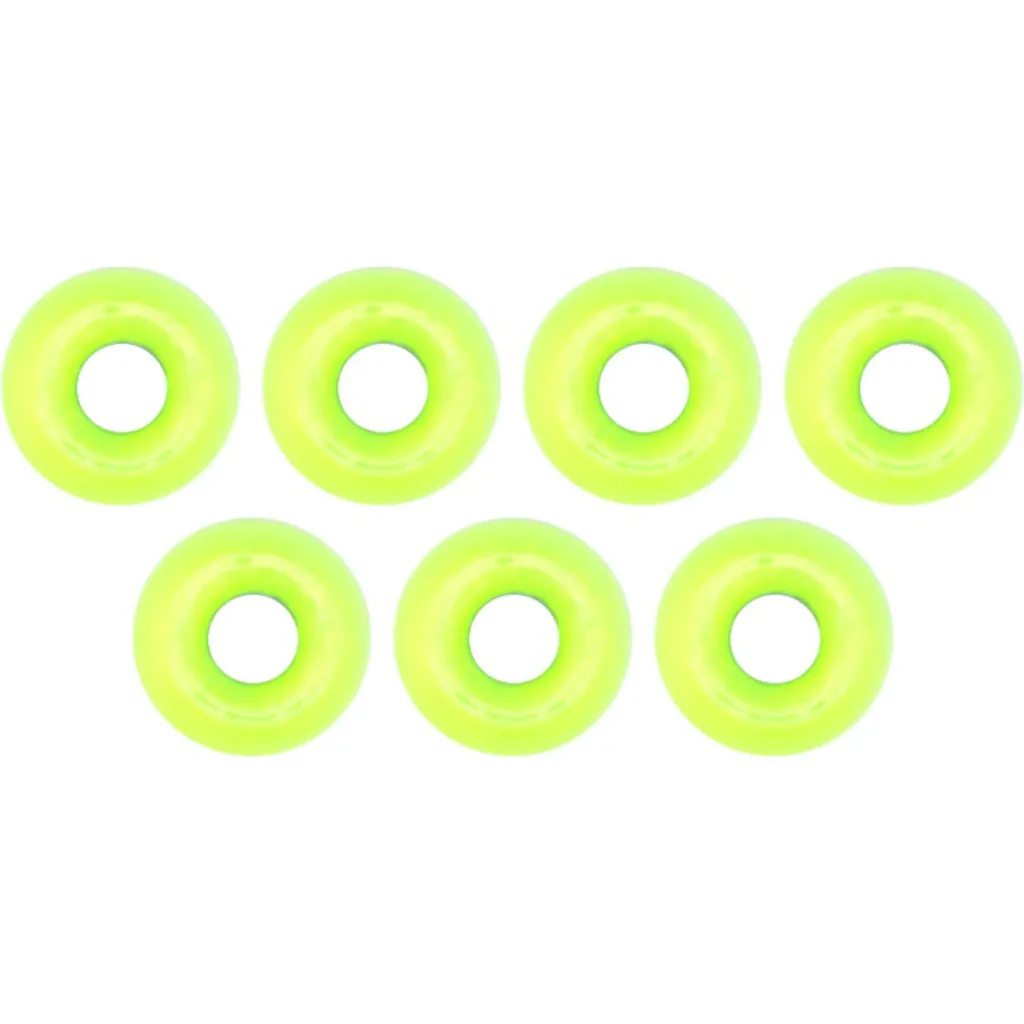 FTM Tungsten Perle Omura rundes Loch Senkgewicht 3.3mm Chartreuse