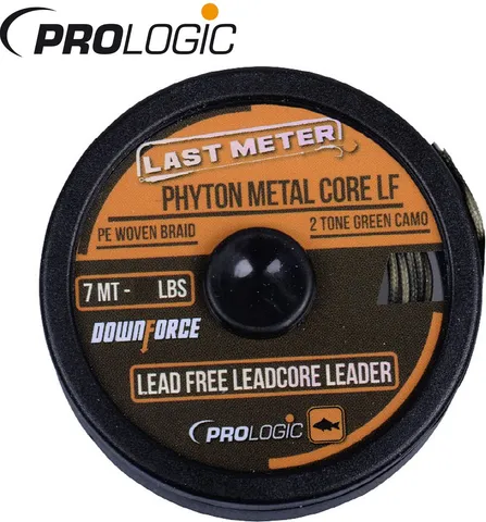 Prologic Phyton Metal Core Leader 700cm 20.4kg Two Tone Green